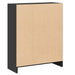 Bibliotecă, negru, 60x24x76 cm, lemn compozit - WALTI WALTI