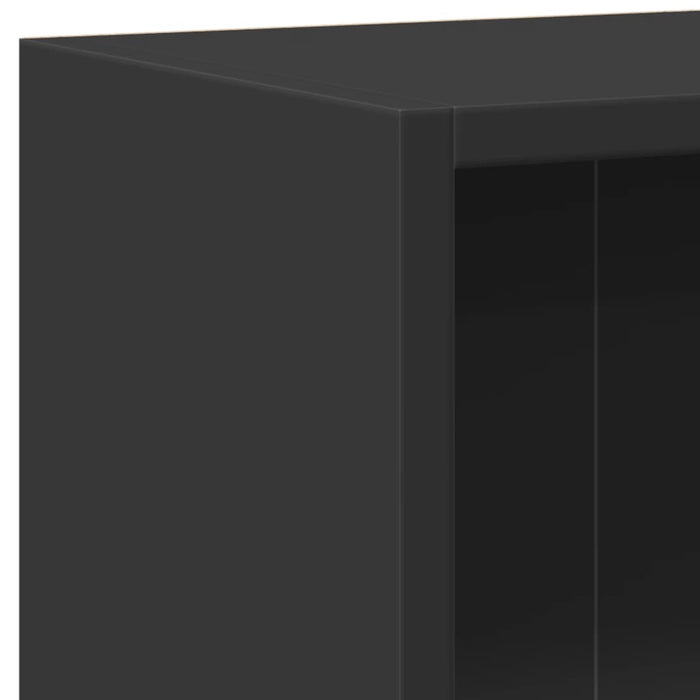 Bibliotecă, negru, 60x24x76 cm, lemn compozit - WALTI WALTI