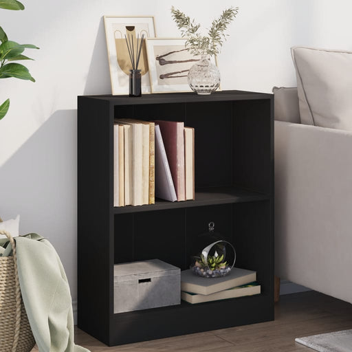Bibliotecă, negru, 60x24x76 cm, lemn compozit - WALTI WALTI