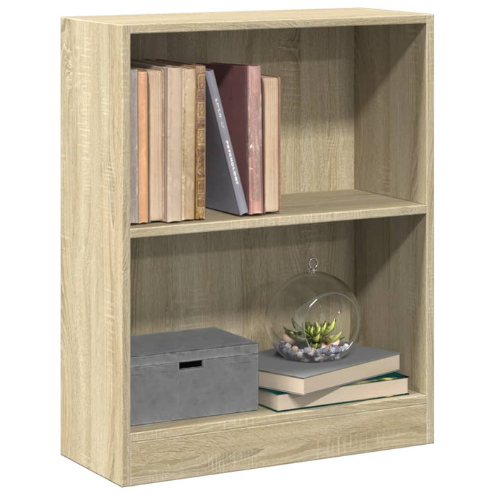 Bibliotecă, stejar sonoma, 60x24x76 cm, lemn compozit - WALTI WALTI