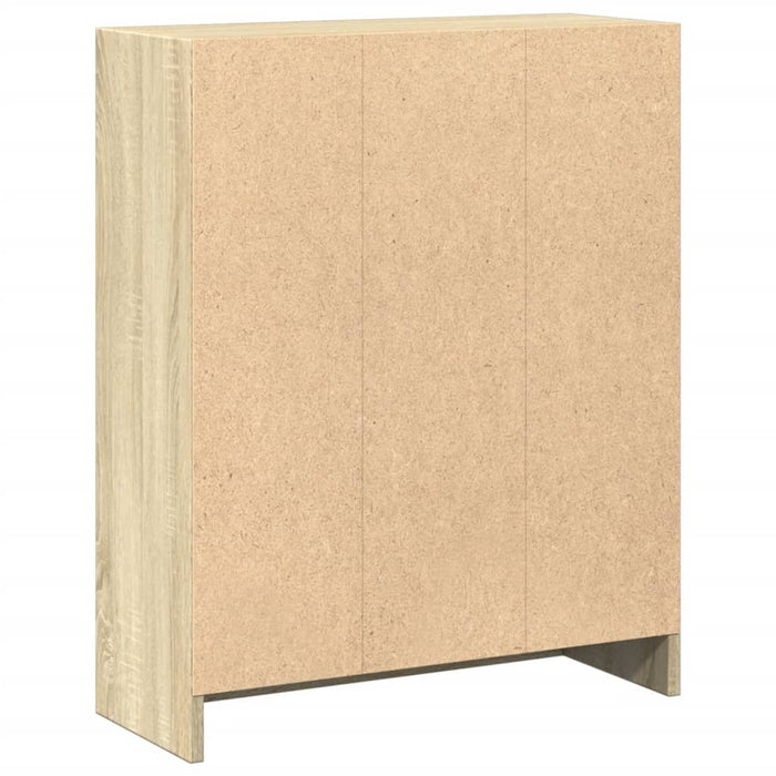 Bibliotecă, stejar sonoma, 60x24x76 cm, lemn compozit - WALTI WALTI