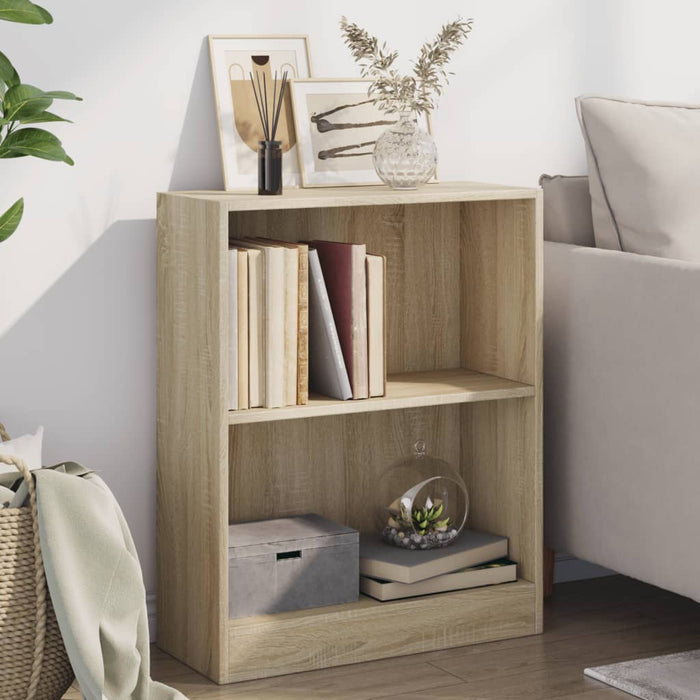 Bibliotecă, stejar sonoma, 60x24x76 cm, lemn compozit - WALTI WALTI