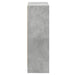 Bibliotecă, gri beton, 60x24x76 cm, lemn compozit - WALTI WALTI