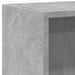Bibliotecă, gri beton, 60x24x76 cm, lemn compozit - WALTI WALTI
