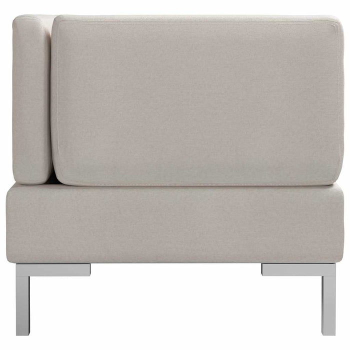 Set de canapele, 2 piese, crem, material textil WALTI