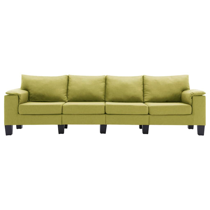 Canapea cu 4 locuri, verde, material textil WALTI