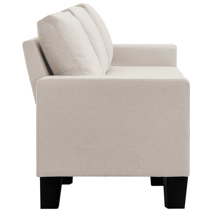 Canapea cu 5 locuri, crem, material textil WALTI