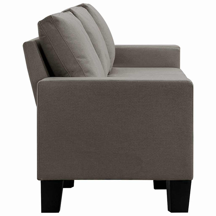 Canapea cu 5 locuri, gri taupe, material textil WALTI