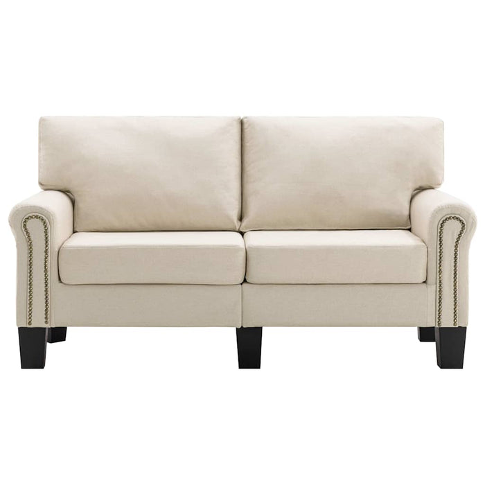 Canapea cu 2 locuri, crem, material textil WALTI