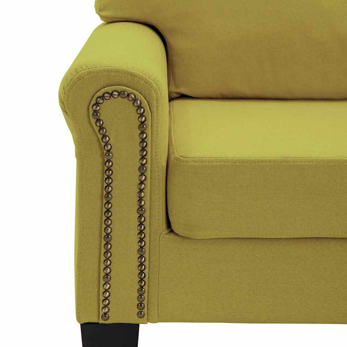 Canapea cu 2 locuri, verde, material textil WALTI