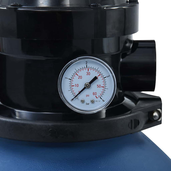 Filtru cu nisip pentru piscină supapă 4 poziții albastru 300 mm - WALTI WALTI