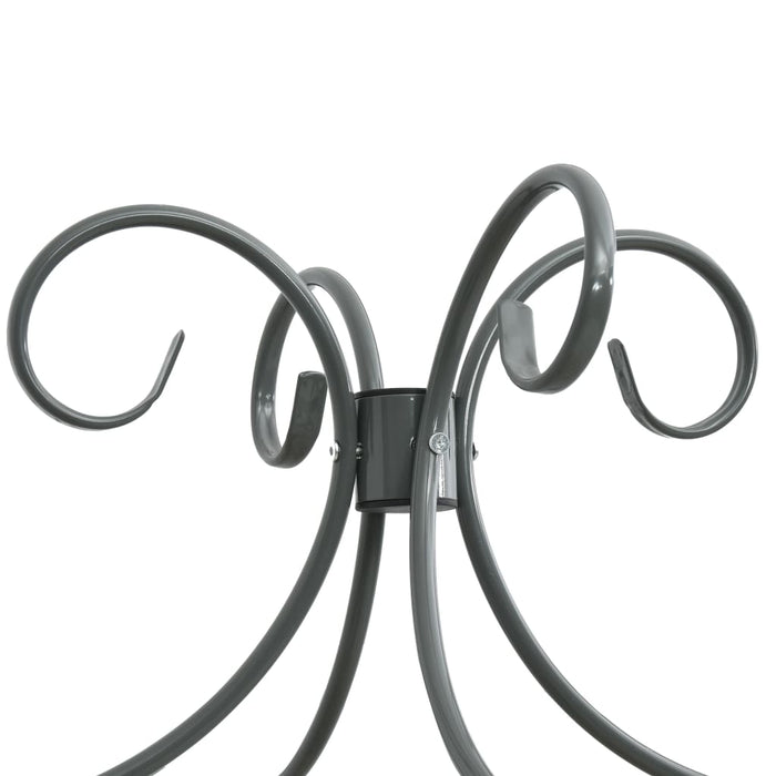 Cadru de pat cu baldachin, gri, 90 x 200 cm, metal WALTI