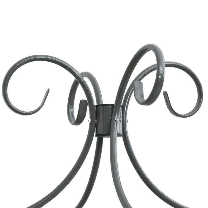 Cadru de pat cu baldachin, gri, 180 x 200 cm, metal - WALTI WALTI