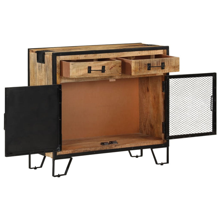 Dulap, 80x31x71 cm, lemn masiv de mango nefinisat - WALTI WALTI
