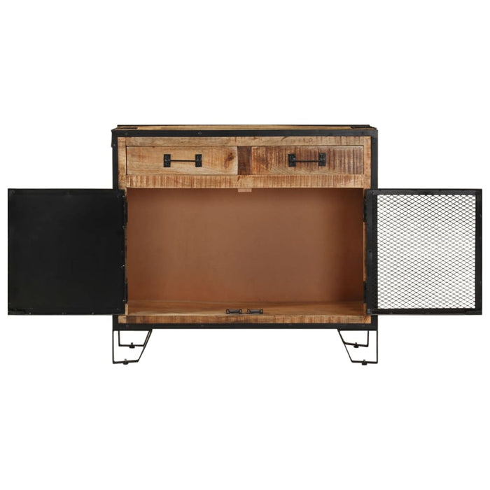 Dulap, 80x31x71 cm, lemn masiv de mango nefinisat - WALTI WALTI