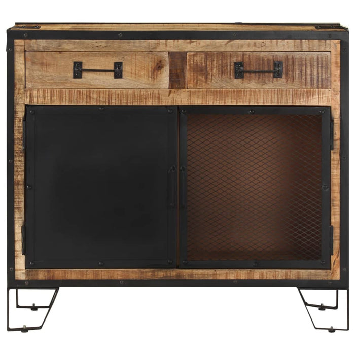 Dulap, 80x31x71 cm, lemn masiv de mango nefinisat - WALTI WALTI