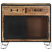 Dulap, 80x31x71 cm, lemn masiv de mango nefinisat - WALTI WALTI
