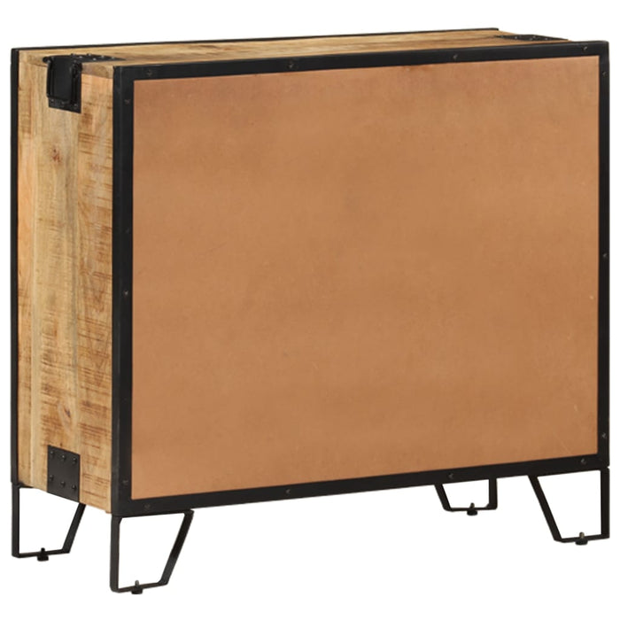 Dulap, 80x31x71 cm, lemn masiv de mango nefinisat - WALTI WALTI
