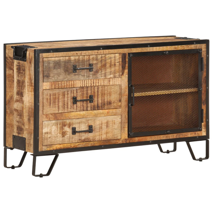Dulap, 100x31x60 cm, lemn masiv de mango nefinisat - WALTI WALTI