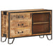 Dulap, 100x31x60 cm, lemn masiv de mango nefinisat - WALTI WALTI