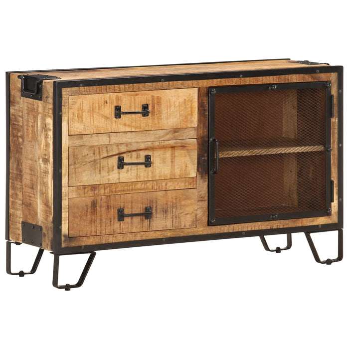 Dulap, 100x31x60 cm, lemn masiv de mango nefinisat - WALTI WALTI