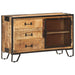 Dulap, 100x31x60 cm, lemn masiv de mango nefinisat - WALTI WALTI