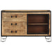 Dulap, 100x31x60 cm, lemn masiv de mango nefinisat - WALTI WALTI