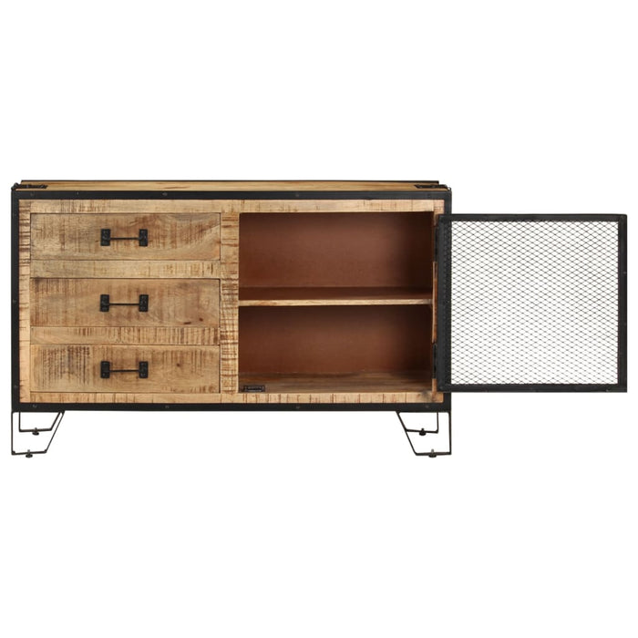 Dulap, 100x31x60 cm, lemn masiv de mango nefinisat - WALTI WALTI