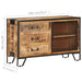 Dulap, 100x31x60 cm, lemn masiv de mango nefinisat - WALTI WALTI