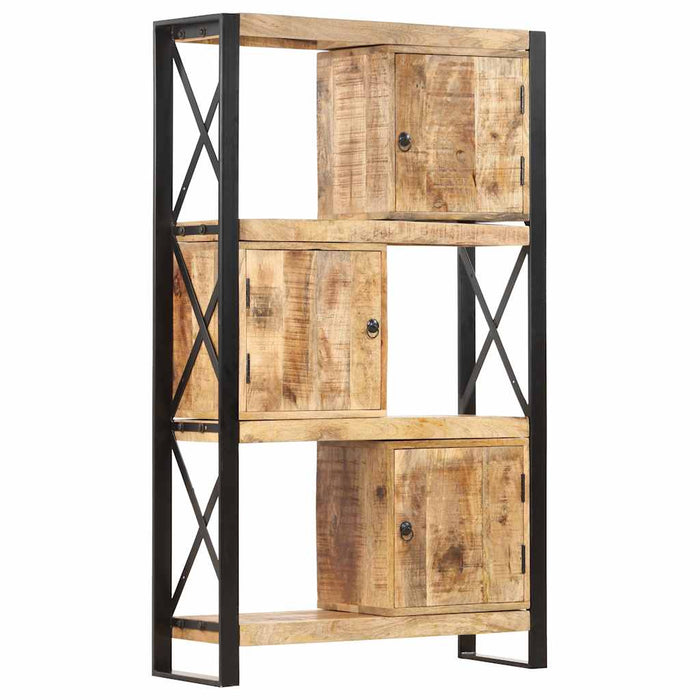Bibliotecă, 90 x 30 x 150 cm, lemn masiv de mango WALTI