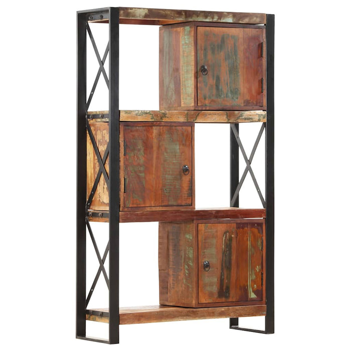 Bibliotecă, 90 x 30 x 150 cm, lemn masiv reciclat WALTI
