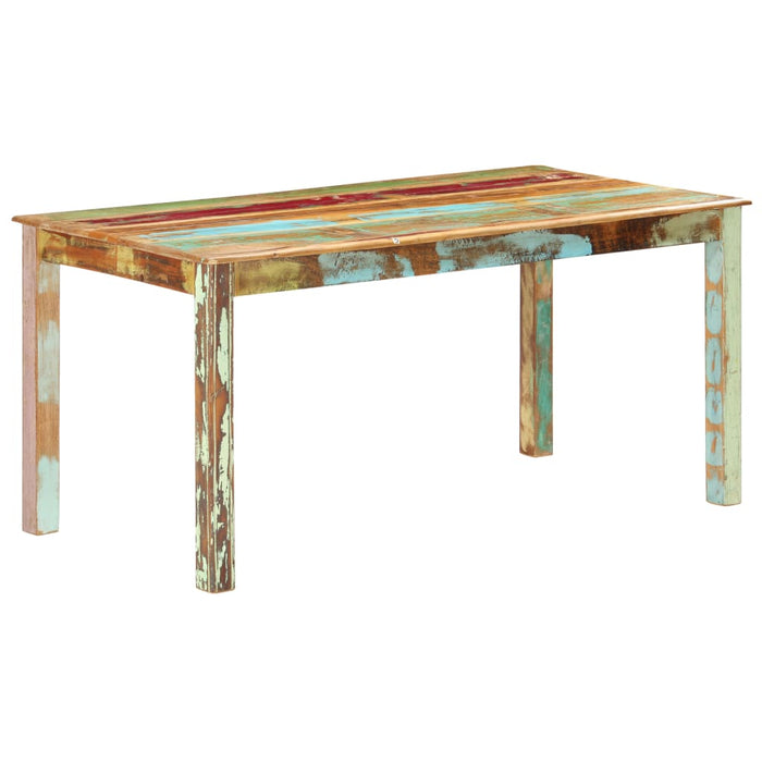 Masă de bucătărie, 160 x 80 x 76 cm, lemn masiv reciclat WALTI