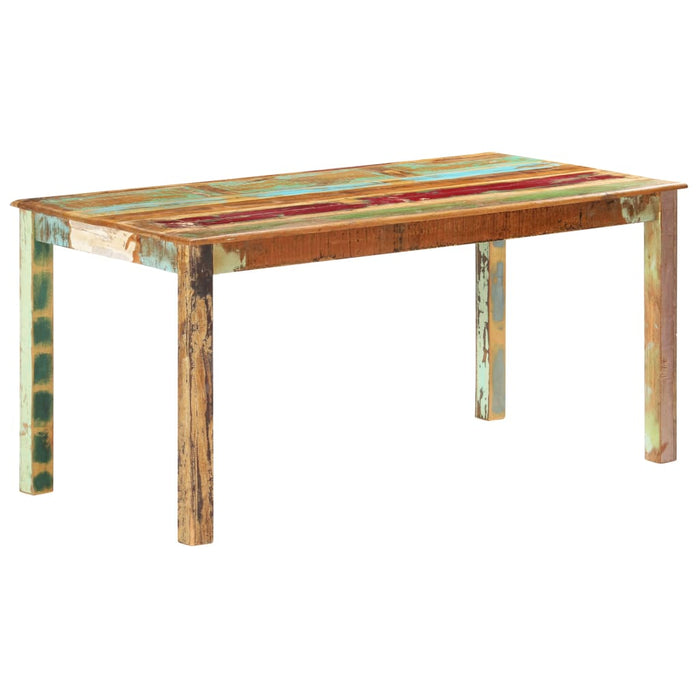 Masă de bucătărie, 160 x 80 x 76 cm, lemn masiv reciclat WALTI