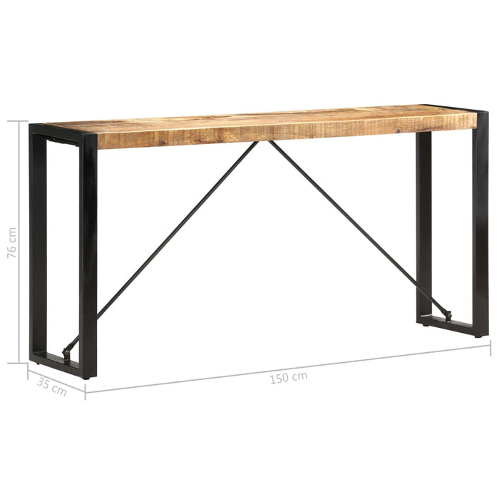 Masă consolă, 150 x 35 x 76 cm, lemn masiv de mango - WALTI WALTI