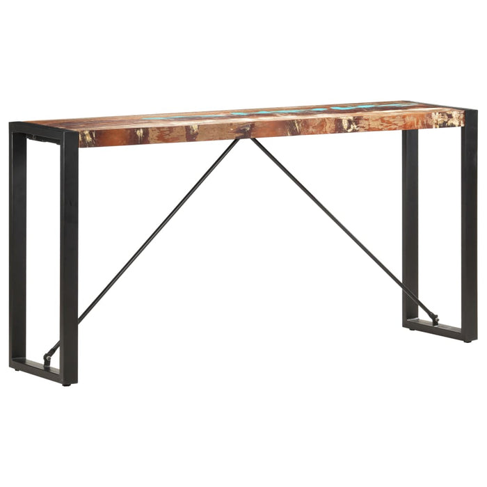 Masă consolă, 150 x 35 x 76 cm, lemn masiv reciclat WALTI