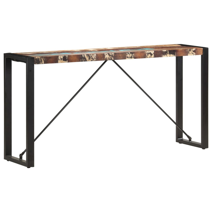 Masă consolă, 150 x 35 x 76 cm, lemn masiv reciclat WALTI