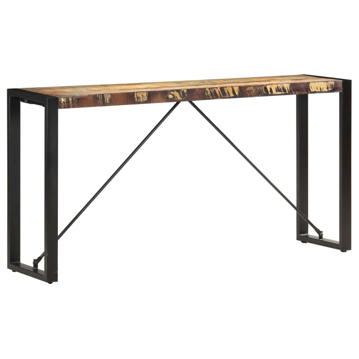 Masă consolă, 150 x 35 x 76 cm, lemn masiv reciclat WALTI