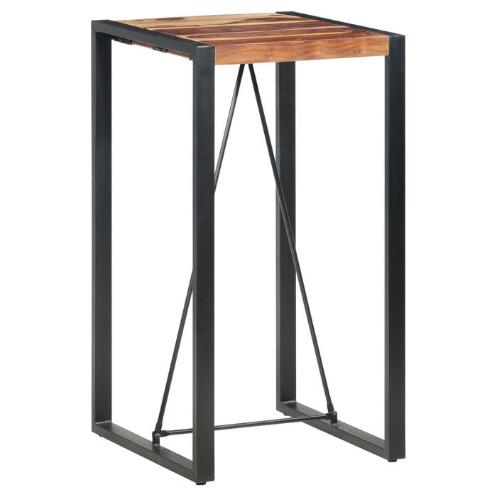 Masă de bar, 60 x 60 x 110 cm, lemn masiv de acacia WALTI