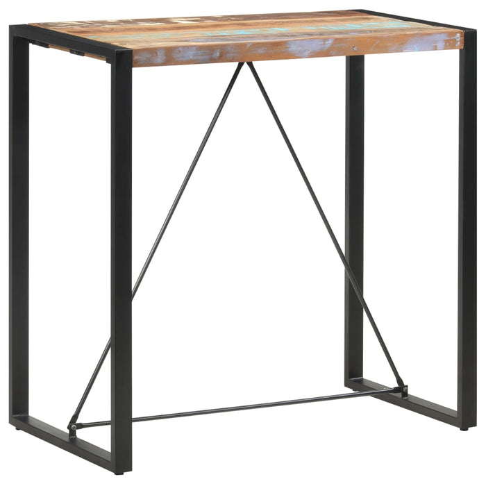 Masă de bar, 110 x 60 x 110 cm, lemn masiv reciclat WALTI