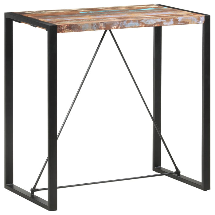 Masă de bar, 110 x 60 x 110 cm, lemn masiv reciclat WALTI