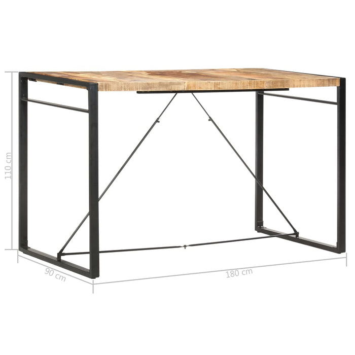 Masă de bar, 180 x 90 x 110 cm, lemn masiv de mango WALTI
