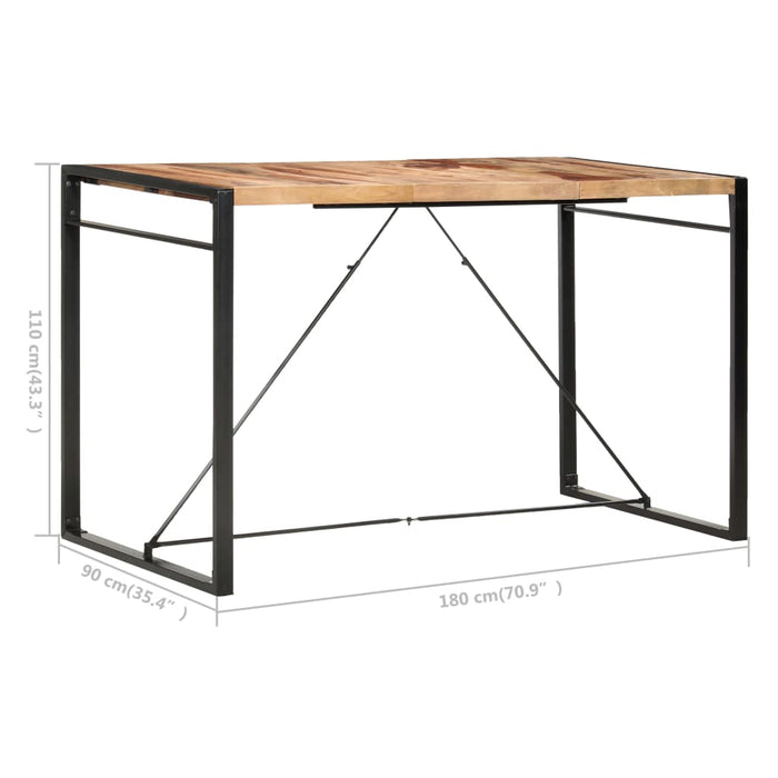 Masă de bar, 180 x 90 x 110 cm, lemn masiv de acacia - WALTI WALTI