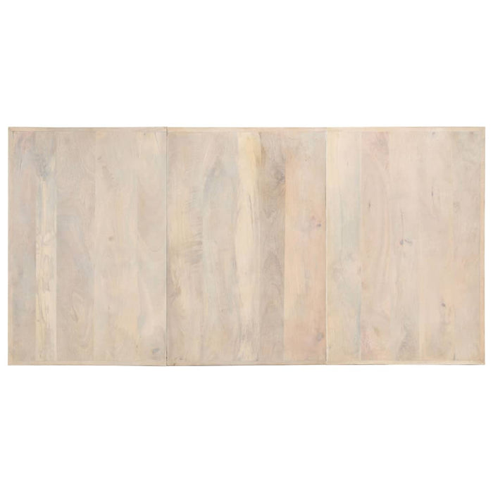 Masă de bucătărie, 180x90x76 cm, lemn masiv de mango decolorat - WALTI WALTI