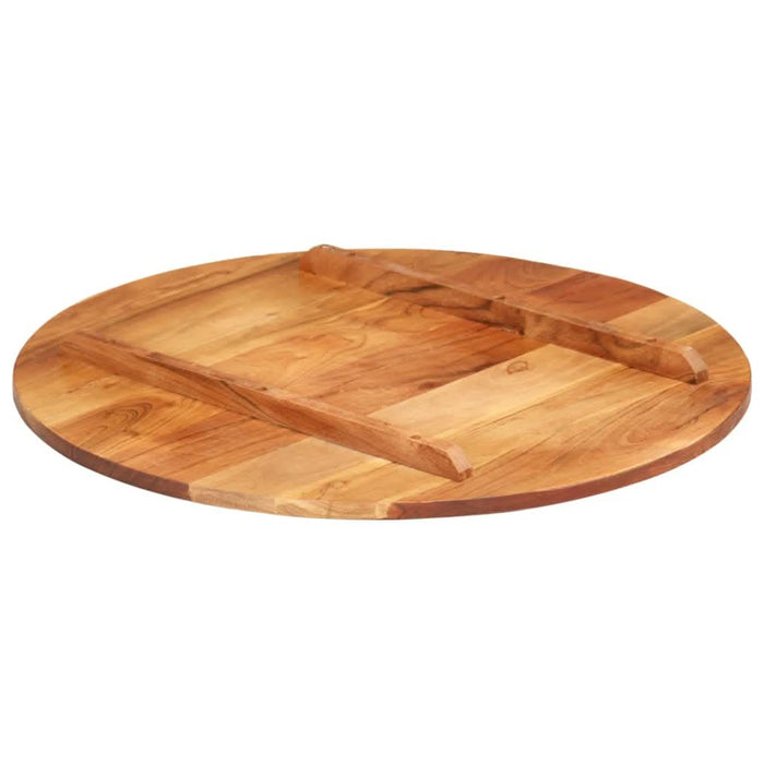 Blat de masă rotund, 60 cm, 15-16 mm, lemn masiv de acacia - WALTI WALTI