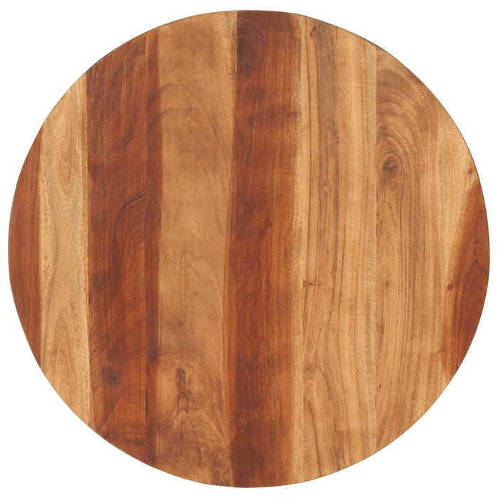 Blat de masă rotund, 70 cm, 15-16 mm, lemn masiv de acacia - WALTI WALTI