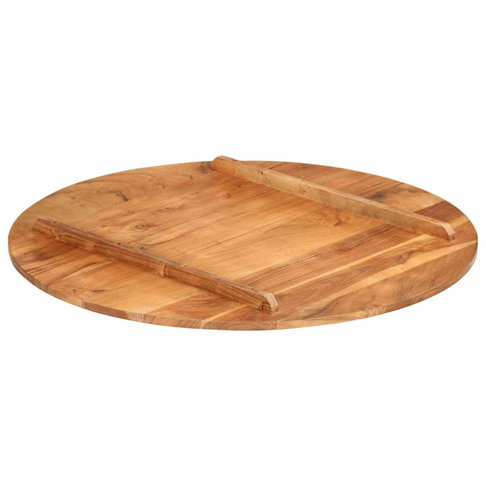 Blat de masă rotund, 80 cm, 15-16 mm, lemn masiv de acacia - WALTI WALTI