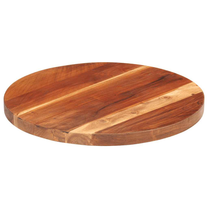 Blat de masă rotund, 40 cm, 25-27 mm, lemn masiv acacia - WALTI WALTI