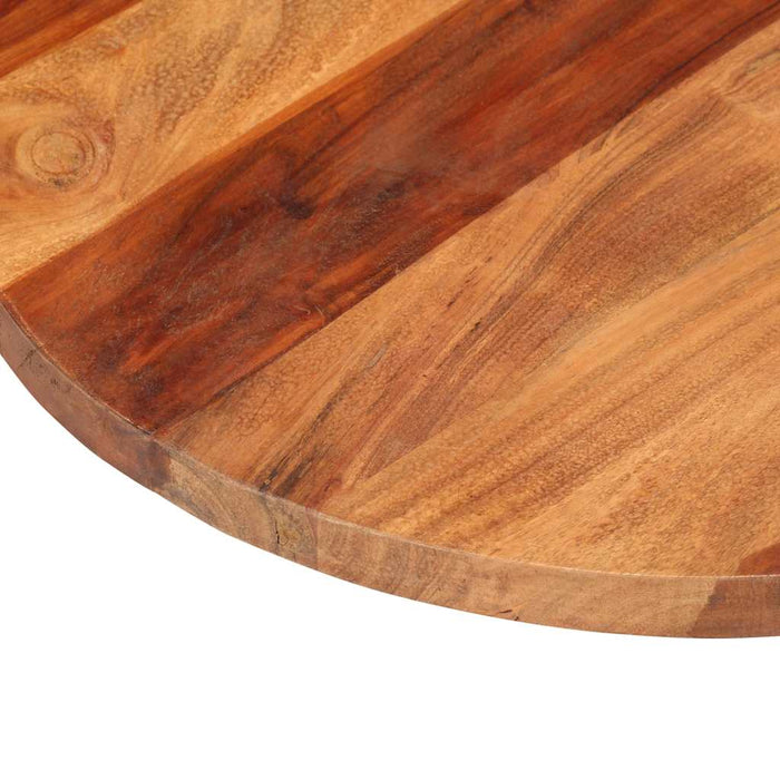 Blat de masă rotund, 50 cm, 25-27 mm, lemn masiv acacia - WALTI WALTI