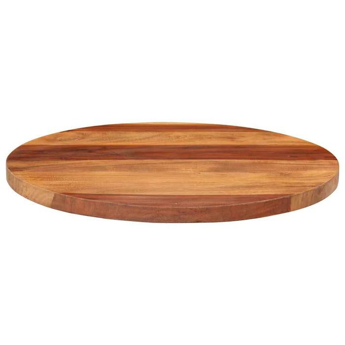Blat de masă rotund, 50 cm, 25-27 mm, lemn masiv acacia - WALTI WALTI