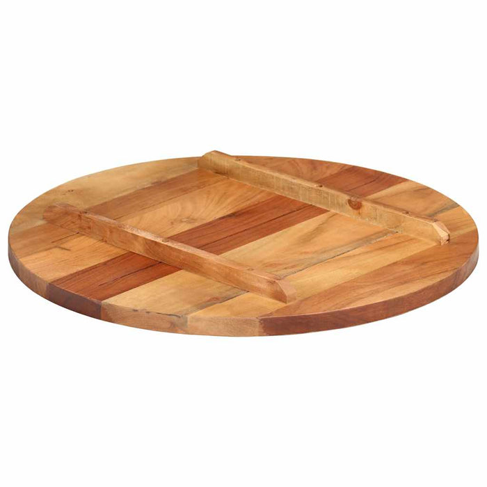 Blat de masă rotund, 60 cm, 25-27 mm, lemn masiv acacia - WALTI WALTI